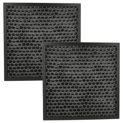 Image of vhbw 2 x Air Filters Compatible with DeLonghi AC 150, 100 Purifier Combination Filter HEPA + Activated Carbon