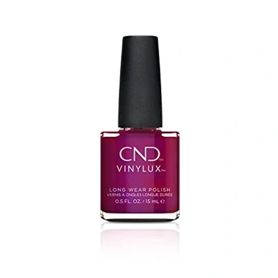 Image of CND Vinylux Long Wear Nail Polish (No Lamp Required), 15 ml, Red, Ecstasy