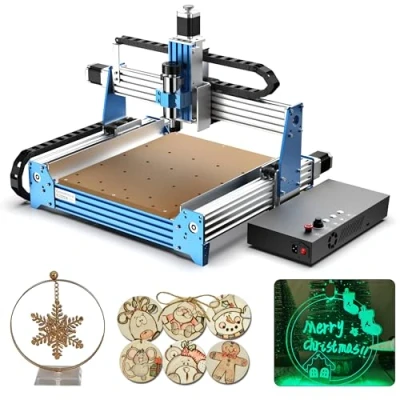 Image of Genmitsu CNC Router Machine PROVerXL 4030 with C Beam Frame, GRBL Controlled, 3 Axis Engraving for Wood Metal Acrylic MDF, XYZ Working Area 400 x 300 110mm