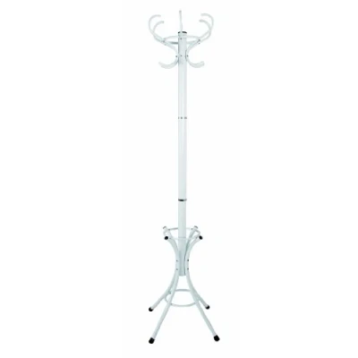 Image of LHS ALbor White Metal Coat Hat Umbrella Stand
