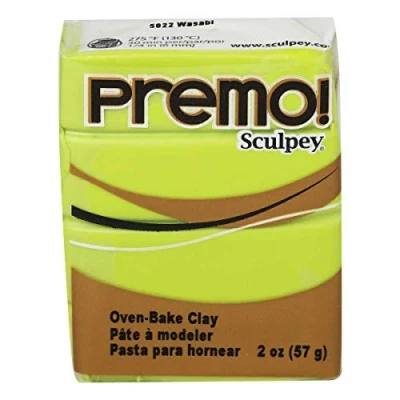 Image of Sculpey Premo Oven Bake Clay Wasabi