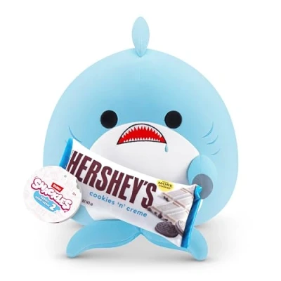 Image of Snackles, Series 2, Shark (Hershey, Cookie n Cream), Plush Toy, Small (20 cm), Brown Box, (Shark)