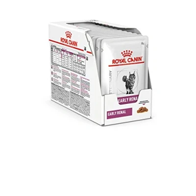 Image of Royal Canin Early Renal Veterinary Health Nutrition Wet Cat Food 48 x 85g Sachets