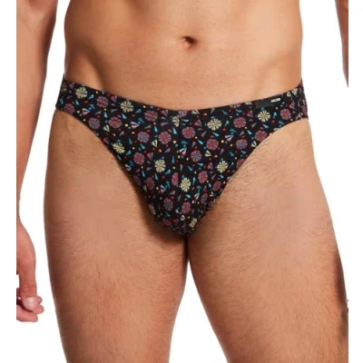 Image of Hom Underwear, Menorca Comfort Micro Brief, Black, Men&#039;s Size S, Pack of 1