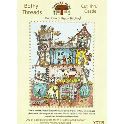 Image of Bothy Threads Cross Stitch Kit Cut Thru&#039; Castle
