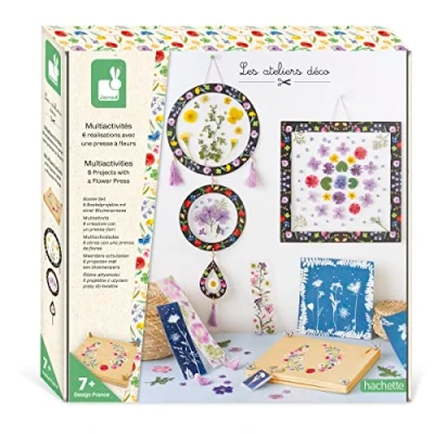 Image of Janod J07879 6 Achievements With a Flower Press, Multicolor