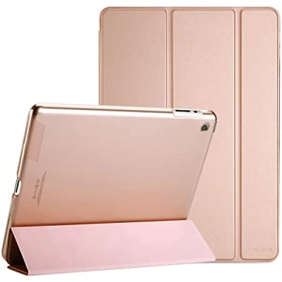 Image of ProCase for iPad 2nd 3rd 4th Generation Case (2012/2011 Model), Smart Cover 2/iPad 3 /iPad 4(Not Air/Air 2) Rosegold