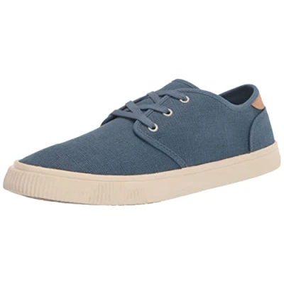 Image of TOMS Men&#039;s Carlo Sneaker, Ocean Blue, 13 UK