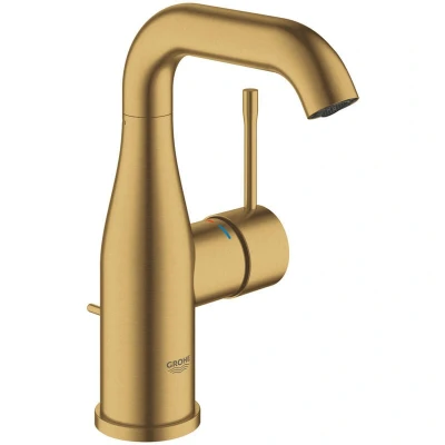 Image of Grohe Essence New Basin Mixer Tap 5.7l M Brushed Cool Sunrise