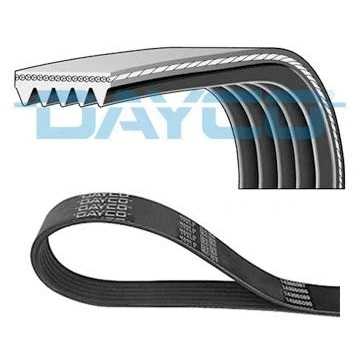 Image of 5x1745 V ribbed belt DAYCO 5PK1745 1745,0mm 5 HYUNDAI: Getz, ACCENT 3, Matrix, KIA: RIO 2