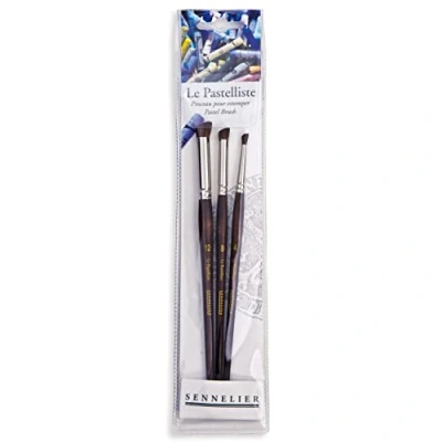 Image of Sennelier Brushes for crayons, White,3 Count (Pack of 1),10 10559 00