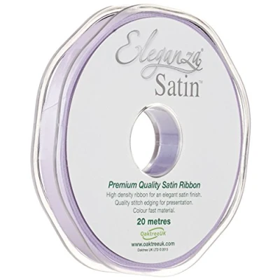 Image of ELEGANZA Double Faced Satin 10mm x 20m Lavender No.45, 10 mm 20 m