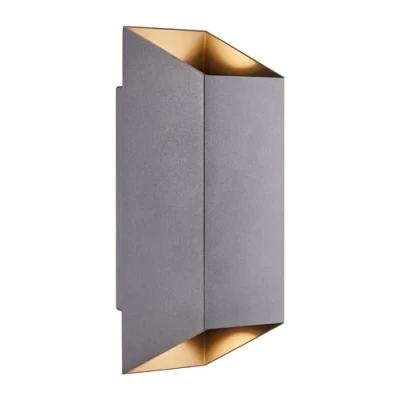 Image of Nordlux 2218221050 Nico 22 Double Spot Light, IP54, Anthracite, Square
