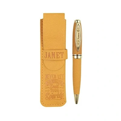 Image of History &amp; Heraldry Personalised Bamboo Signature Pens Janet