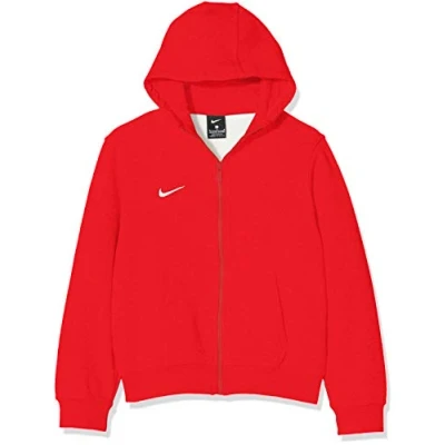 Image of Nike Kids Team Club Full Zip Hoodie, Grey, XS