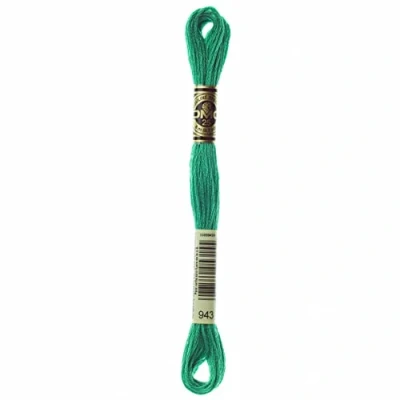 Image of DMC 6 Strand 12 Pack Embroidery Cotton Floss, Medium Aquamarine