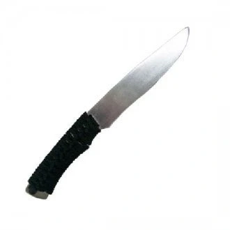 Image of Playwell Martial Arts Blunt Roped Metal Training Knife (Knive) NO14