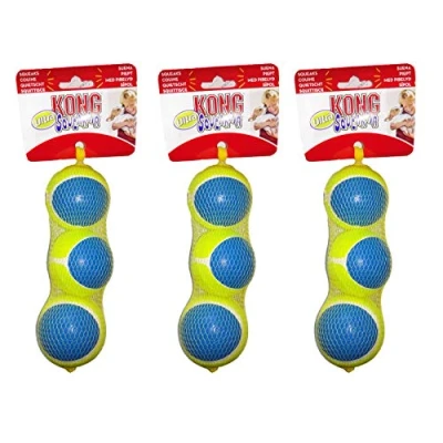 Image of Ultra Strong Squeaky Air Kong Ball for Dogs (3 Packs of 3)