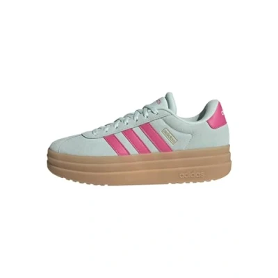 Image of adidas Women&#039;s VL Court Bold Shoes, Halo Mint/Pulse Magenta/Gum, 4 UK