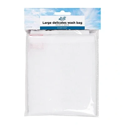 Image of Elliott Large Delicates Zipped Wash Bag, 100% Polyester Everyday Essential, Reusable and Durable, Bag for Underwear, Tights, Socks, Hosiery, Baby Clothes, Measures 40cm x 35cm