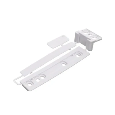 Image of Paxanpax PRF062 Universal Integrated Fridge Freezer Decor Door Mounting &amp; Installation Plastic Sliding Bracket Fixing Kit