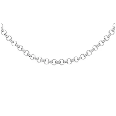 Image of Tuscany Silver Women&#039;s Sterling Belcher Chain Necklace of 56cm/22&quot;