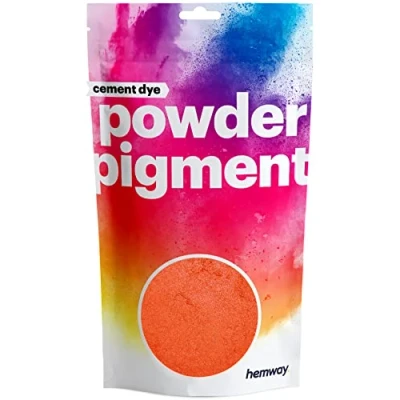 Image of Hemway Cement Dye Powder Pigment Concrete Color Render Mortar Pointing Powdered Brick Toner Plaster Metallic Postbox Red 50g / 1.75oz