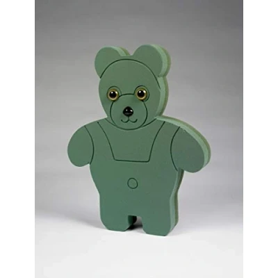 Image of Standing Teddy Bear Funeral Tribute Oasis Frame