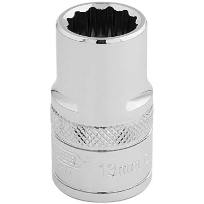 Image of Draper HI TORQ� 12 Point Socket, 1/2&quot; Sq. Dr., 13mm