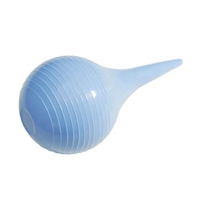 Image of (90ml)Rubber Suction Ear Syringe, Hand Bulb Syringe Washing Squeeze Blue Smooth