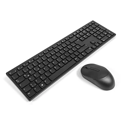 Image of DELL KM5221W GERMAN Pro Wireless Keyboard &amp; Mouse Combo Bundle, Black