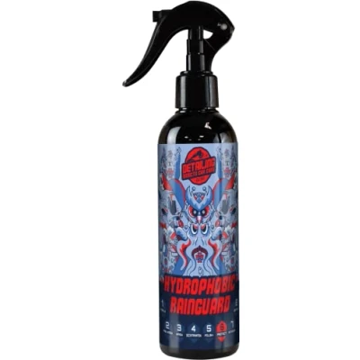 Image of Detailing Addicts Car Care Hydrophobic Rainguard 250ml Rain Repellent coating for all types of Windscreen Improve Wet Weather Visibility