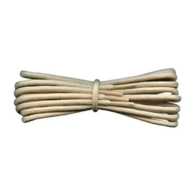 Image of Fabmania Cream Round Work Boot Laces 180cm 4mm