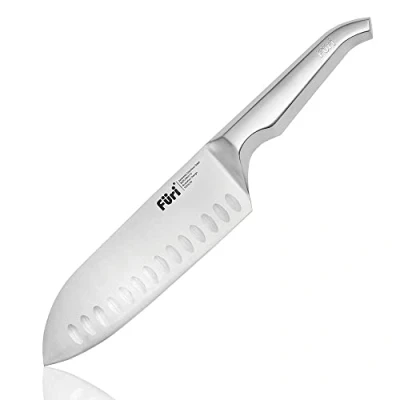 Image of Furi Pro East/West Santoku Knife 17cm, Perfect Combination of a Large Chef&#039;s and Cleaver for Superior Cutting Performance Versatility, Stainless Steel Blade, 25 Year Guarantee