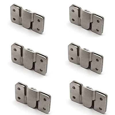 Image of nuumee Stainless Steel Flush Mount Bracket,Heavy Duty Interlocking Picture Hanging, Wall Z Clip Hook for Pictures, Mirrors Frames Hanging (6 pairs ) (Large)