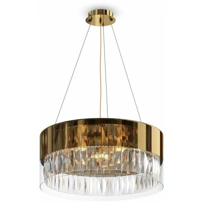 Image of Wonderland Modern Cylindrical Pendant Ceiling Light Gold