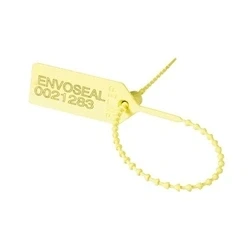 Image of Security Seal Pull Tight 149mm Numbered Yellow (1000 Pack)