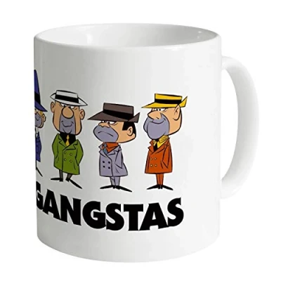 Image of Mugtime (TM) Original Gangstas Mug Cute Ceramic Coffee Tea Cup 330ml 11oz