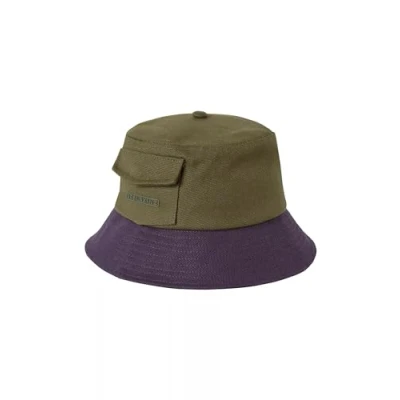 Image of SEALSKINZ Unisex Lynford Waterproof Nylon Bucket Hat, Olive/Blue, L XL EU