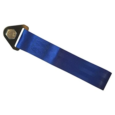 Image of MSA Motorsportandaccessories© NYLON RACING TOW STRAPS BLUE RECOVERY JDM DRIFT TRACK RALLY CAR