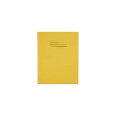 Image of Rhino A5+ Exercise Books, 80 Page/Blank Paper Notebook, 10 Pack, 9 x 7 Writing Book, Office &amp; School Stationery Supplies, Yellow