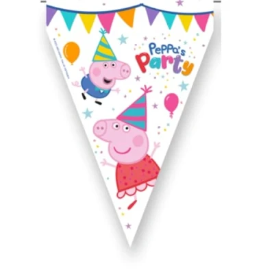 Image of BeenSmile, PEPPA PIG Birthday banner, Children&#039;s Decoration, Party, Celebration and Anniversary Items, 1 Piece, 3 M
