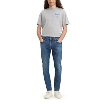 Image of Levi&#039;s Men&#039;s 512 Slim Taper Jeans, Medium Indigo, 26W / 30L