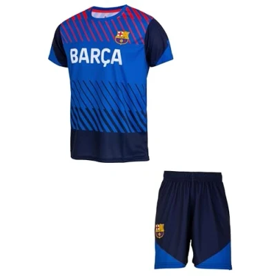 Image of FC Barcelona Official Collection Children&#039;s Jersey Set, Blue, 8 Years