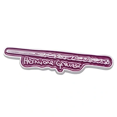 Image of Half Moon Bay Enamel Pin Badge (Hermione Wand) N/A one size, Plastic, Without Gemstone, Free from gemstones