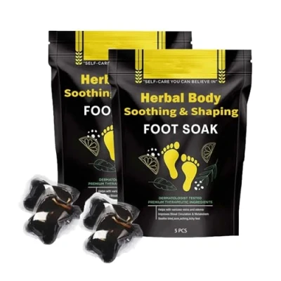 Image of Fulvic Soak Detox Parasite Bath,Fulvic Soak,Herbal Detox&amp;Shaping Cleansing Foot Beads,Fulvic Soak,Body Beads For Relax Your Body (10PCS)