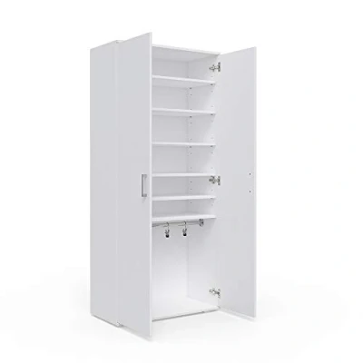 Image of Vicco Shoe cabinet Torge, White, 80 x 178 cm