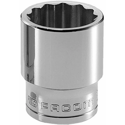 Image of Facom S.18 12 Point OGV Bi Hex Socket, 1/2&quot; Square Drive, 18mm