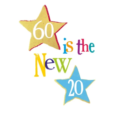 Image of Age 60 Birthday Card, 60th Card for