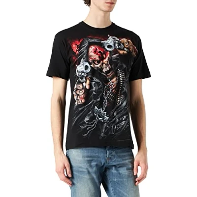 Image of Spiral 5Fdp Game Over Licensed Band T Shirt Black XL